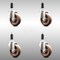 Service Caster 4 Inch 316SS High Temp Glass Filled Nylon 1-1/8 Inch Expanding Stem Caster Set SCC-SS316EX20S414-GFNSHT-118-4 - alternate 1